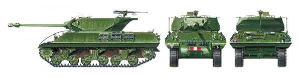 Tamiya 35366 British Tank Destroyer M10 II C 17pdr SP Achilles 1/35