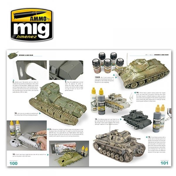 Ammo of Mig Jimenez 6201 ENCYKLOPEDIA TECHNIK MODELARSKICH – POJAZDY PANCERNE TOM 2 – MALOWANIE WNĘTRZ I PODSTAWY MALOWANIA (język polski)