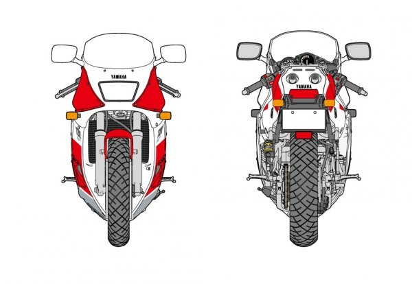 Hasegawa 21517-BK17 Yamaha TZR250 (3MA) (1989) 1/12
