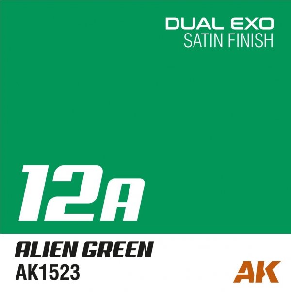 AK Interactive AK1556 DUAL EXO SET 12 – 12A ALIEN GREEN &amp; 12B VIRIDIAN GREEN