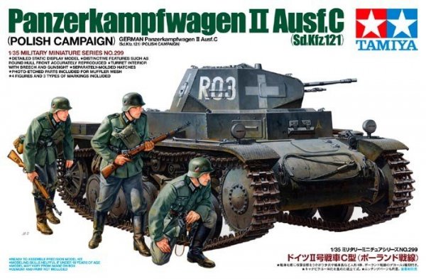 Tamiya 35299 German Panzerkampfwagen II Ausf.C (Sd.Kfz.121) (Polish Campaign) (1:35)