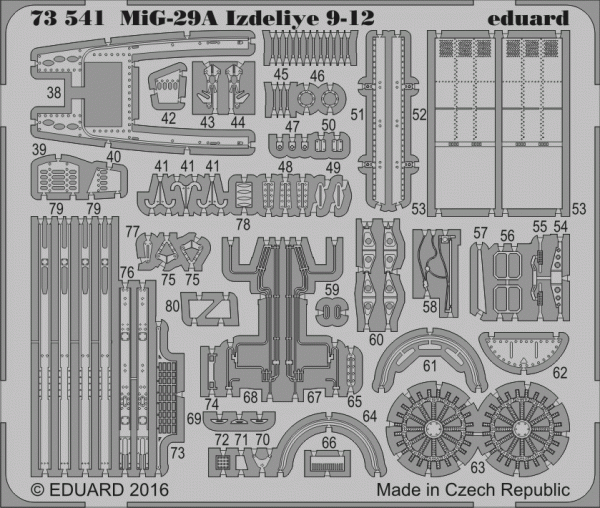 Eduard 73541 MiG-29A Izdeliye 9-12 1/72 TRUMPETER