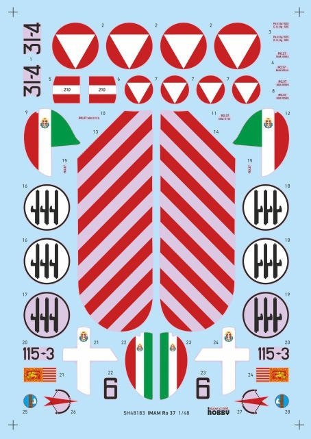 Special Hobby 48183 IMAM (Romeo) Ro.37 A30 engine 1/48