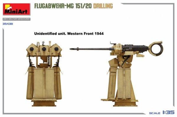 MiniArt 35438 FLUGABWEHR-MG 151/20 DRILLING 1/35