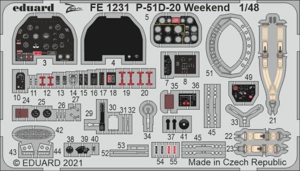 Eduard FE1231 P-51D-20 Weekend EDUARD 1/48