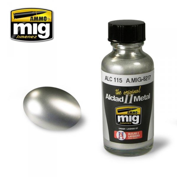 AMMO of Mig Jimenez 8217 STAINLESS STEEL ALC115 30ml