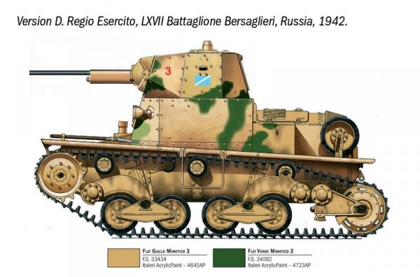 Italeri 96553 Carro Armato L6/40 1/35