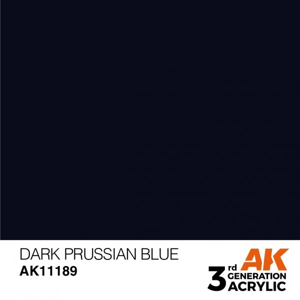 AK Interactive AK11189 DARK PRUSSIAN BLUE – STANDARD 17ml