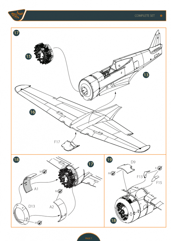 Clear Prop! CP4804 H-75N Hawk ADVANCED KIT 1/48