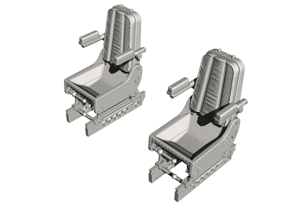 CMK Q48353 Siebel Si 204/Aero C-3 Pilots' Seats 1/48