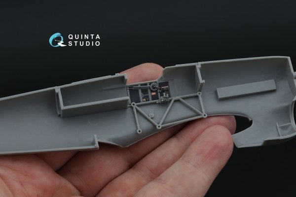 Quinta Studio QD48503 Typhoon Mk.Ib late 3D-Printed &amp; coloured Interior on decal paper (Hasegawa/Italeri) 1/48