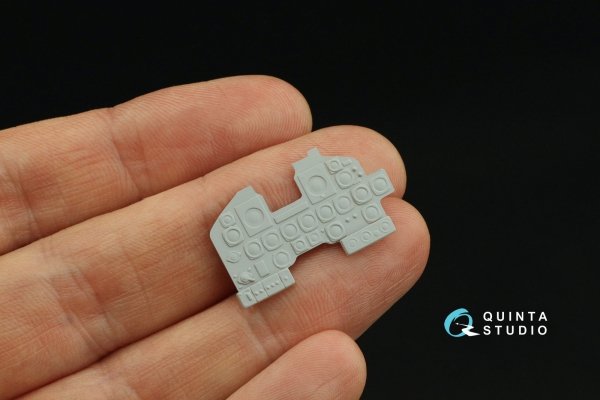 Quinta Studio QD32242 US WWII Cockpit instrument gauges with bezels 3D-Printed &amp; coloured Interior on decal paper (All Kits) 1/32