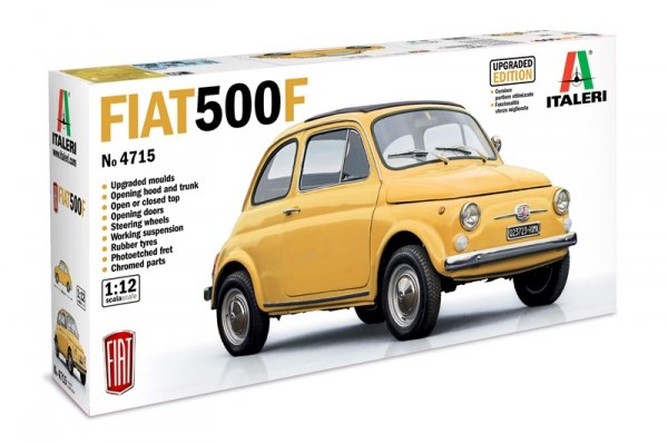 Italeri 4715 Fiat 500 F Upgraded Edition 1/12