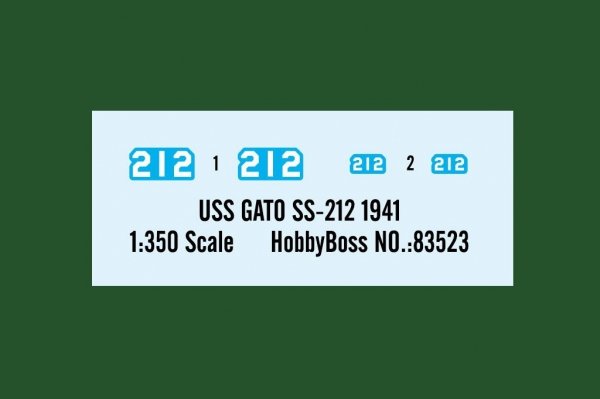 Hobby Boss 83523 USS GATO SS-212 1941 1/350