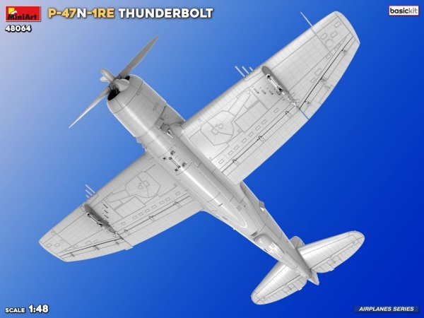 MiniArt 48064 P-47N-1RE THUNDERBOLT BASIC KIT 1/48