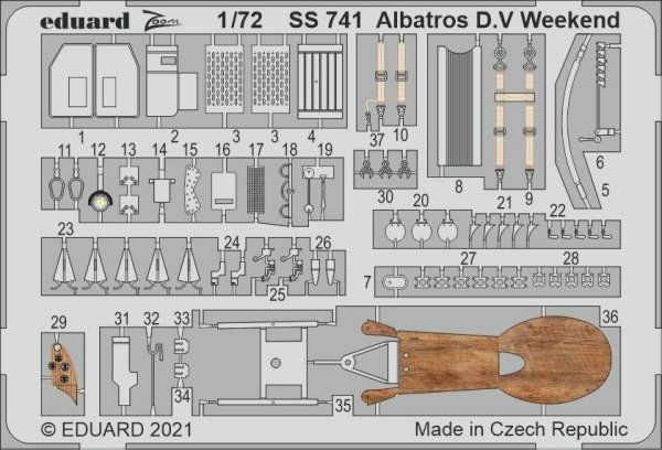 Eduard SS741 Albatros D.V Weekend EDUARD 1/72