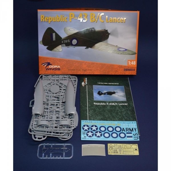 Dora Wings 48034 Republic P-43 B/C Lancer 1/48