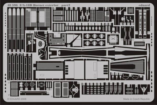 Eduard 48596 F/ A-18D exterior 1/48  (HOBBY BOSS)