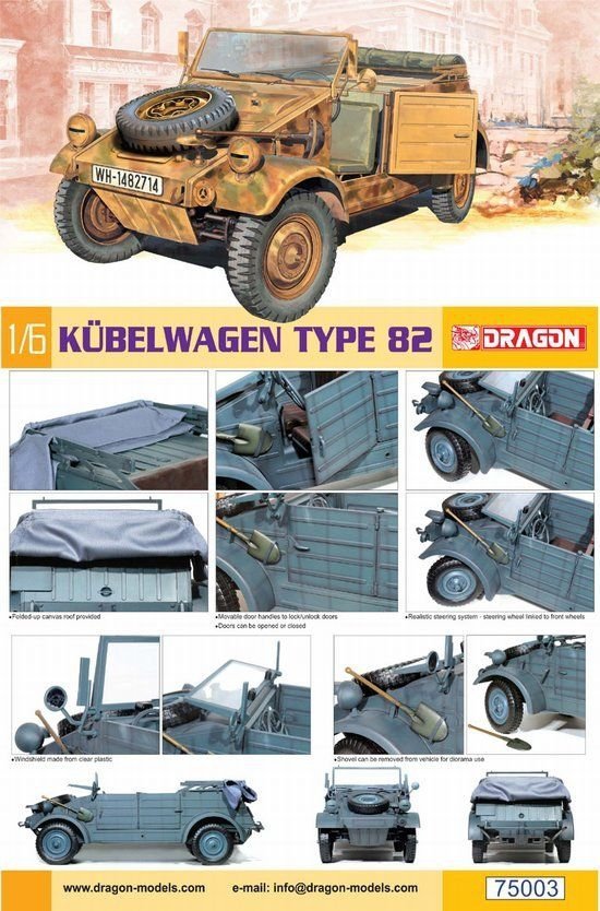 Dragon 75003 Kubelwagen 1/6