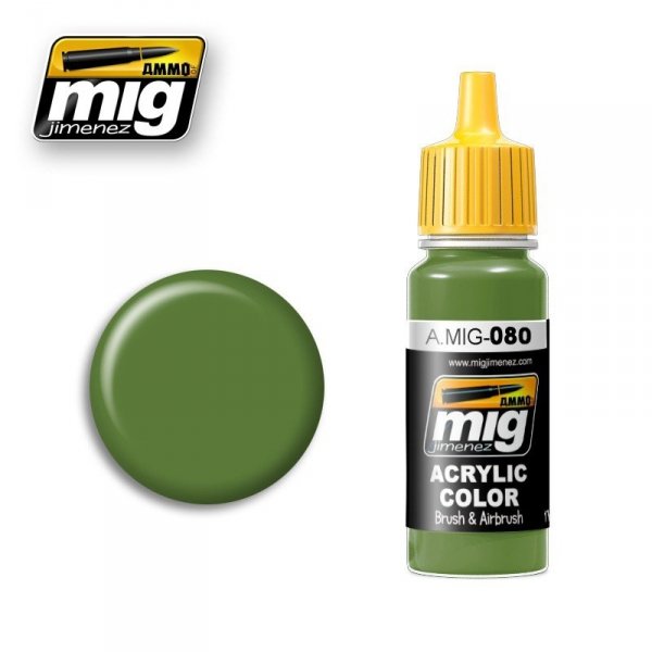 AMMO of Mig Jimenez 0080 BRIGHT GREEN