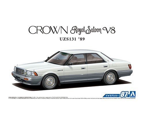Aoshima 05595 Toyota UZS131 Crown Royal Saloon G '89 1/24