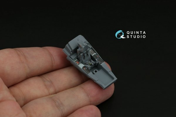 Quinta Studio QD72192 F-35C Lighting II 3D-Printed &amp; coloured Interior on decal paper (Italeri) 1/72
