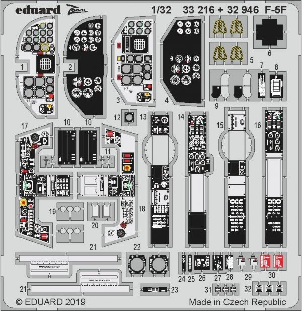 Eduard 33216 F-5F 1/32 KITTY HAWK