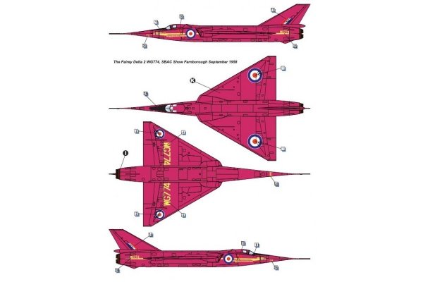 Dora Wings 72009 Fairey Delta 2 British supersonic research aircraft 1/72