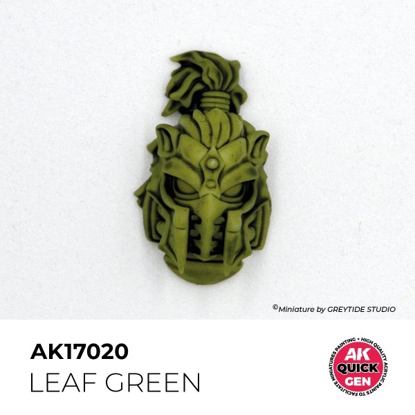 AK Interactive AK17020 LEAF GREEN – QUICK GEN COLOR 18ml