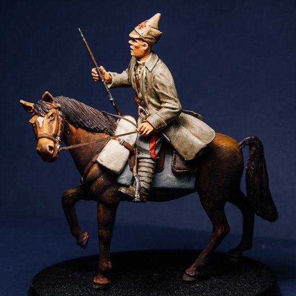 Toro 35F155 Wojna Polsko-Bolszewicka 1920 - Bolszewicki kawalerzysta (2) Armii Konnej Budionnego (dwie głowy w zestawie) 1/35