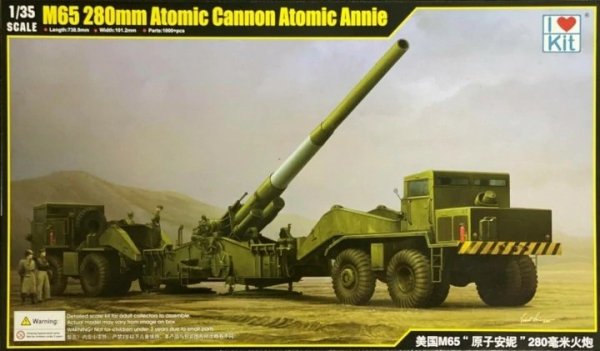 I Love Kit 63522 M65 280mm Atomic Cannon &quot;Atomic Annie&quot; 1/35
