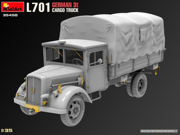 Miniart 35450 L701 GERMAN 3T CARGO TRUCK 1/35