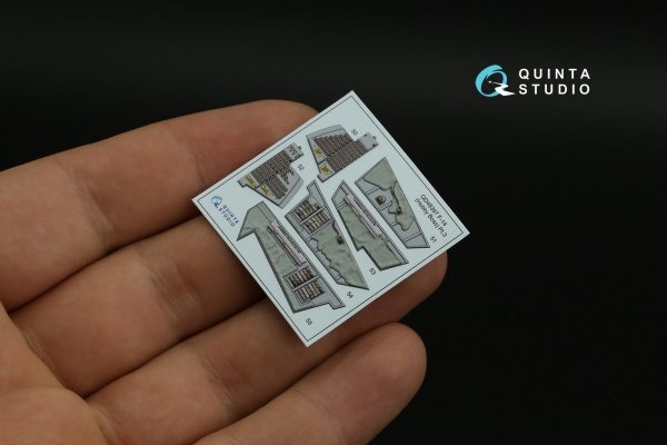Quinta Studio QD48396 F-14B 3D-Printed &amp; coloured Interior on decal paper (Hobby Boss) 1/48