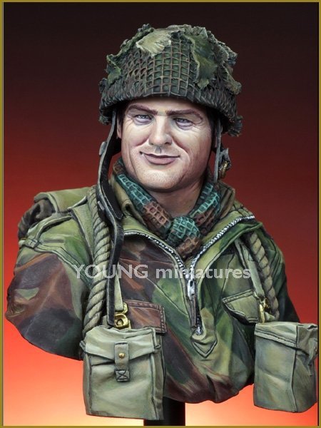 oung Miniatures YM1834 British Paratrooper Northwest Europe WWII 1/10