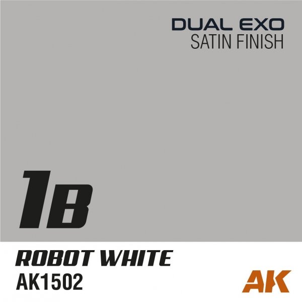 AK Interactive AK1543 DUAL EXO SET 1 – 1A XTREME WHITE &amp; 1B ROBOT WHITE