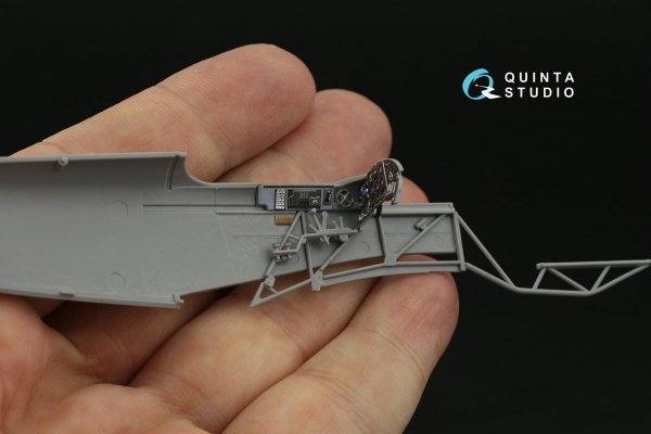 Quinta Studio QD48398 Yak-9T 3D-Printed &amp; coloured Interior on decal paper (Zvezda) 1/48