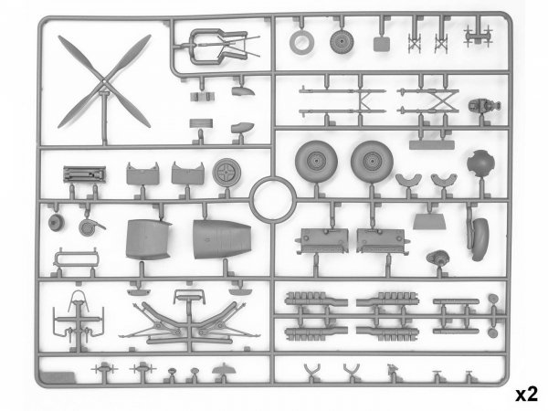 ICM 48275 Do 217K-2 with Gliding Bombs Fritz-X WWII German Bomber 1/48