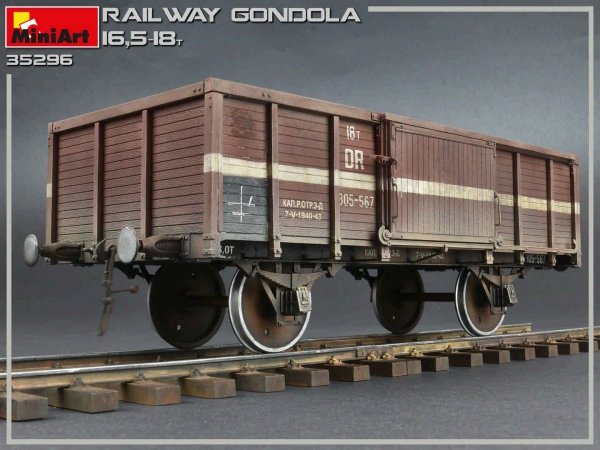 MiniArt 35296 RAILWAY GONDOLA 16,5-18t 1/35