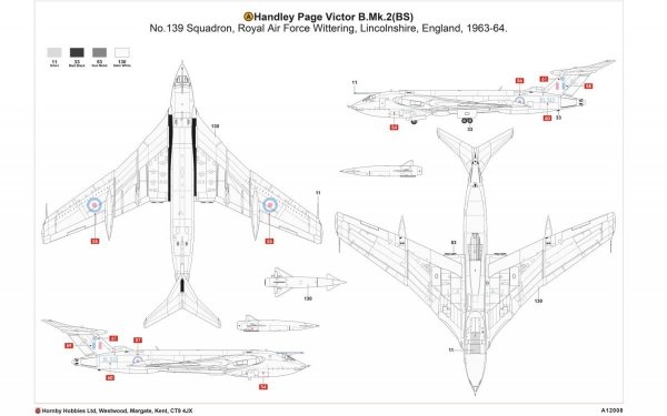 Airfix 12008 Handley Page Victor B.2 1:72