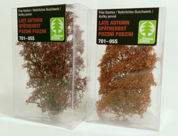 Model Scene 701-05S Fine Bushes - Late Autumn