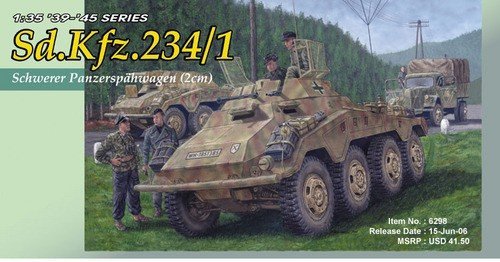Dragon 6298 Sd.Kfz.234/1 Schwerer Panzerspahwagen (2cm) (1:35)