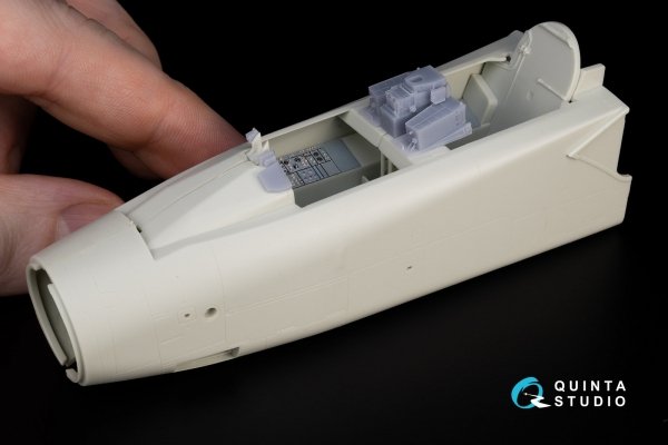 Quinta Studio QD+48204 Tornado ECR German 3D-Printed &amp; coloured Interior on decal paper (Revell) (with 3D-printed resin parts) 1/48