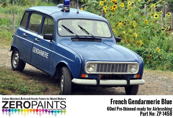Zero Paints ZP-1458 French Gendarmerie Blue Paint 60ml