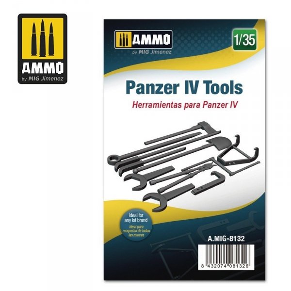 Ammo of Mig 8132 Panzer IV Tools 1/35