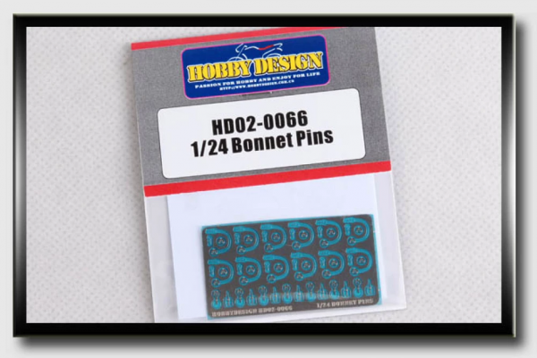 Hobby Design HD02-0066 Bonnet Pins for GT and rally cars 1/24