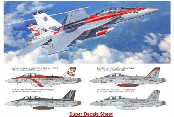 Italeri 2823 F/A-18F U.S. Navy Special Colors 1/48