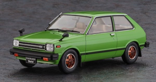 Hasegawa 20761 Toyota Starlet KP61 SE (3Door) Middle Version (1980) 1/24
