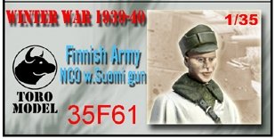 Toro 35F61 Wojna Zimowa 1939-40 - Armia Fińska - Podoficer z pm Suomi 1/35