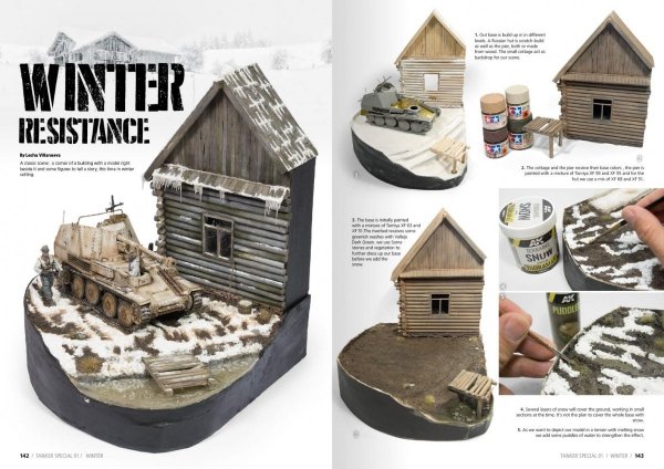 AK Interactive AK4842 TANKER TECHNIQUES MAGAZINE - SPECIAL WINTER (eng.)
