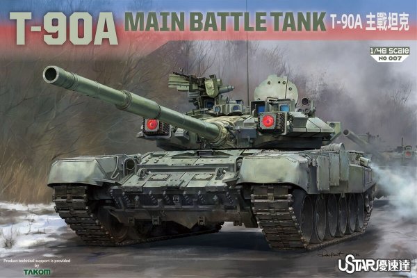 Suyata NO-007 T-90A Main Battle Tank 1/48